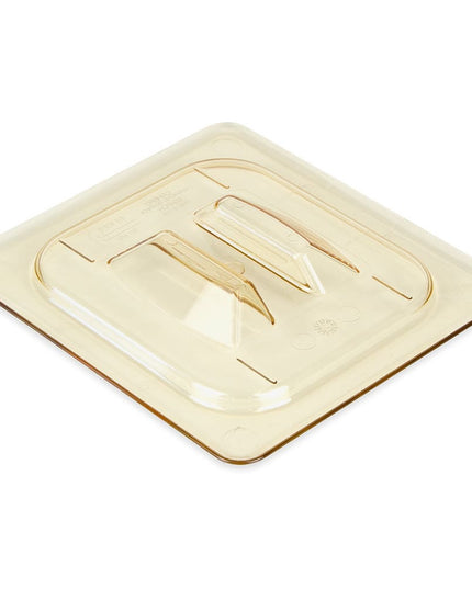 Nắp Khay Thực Phẩm Cambro 60HPCH150 H-Pan - Cỡ 1/6, Chống Dính, Phẳng Có Tay Cầm, Màu Hổ Phách