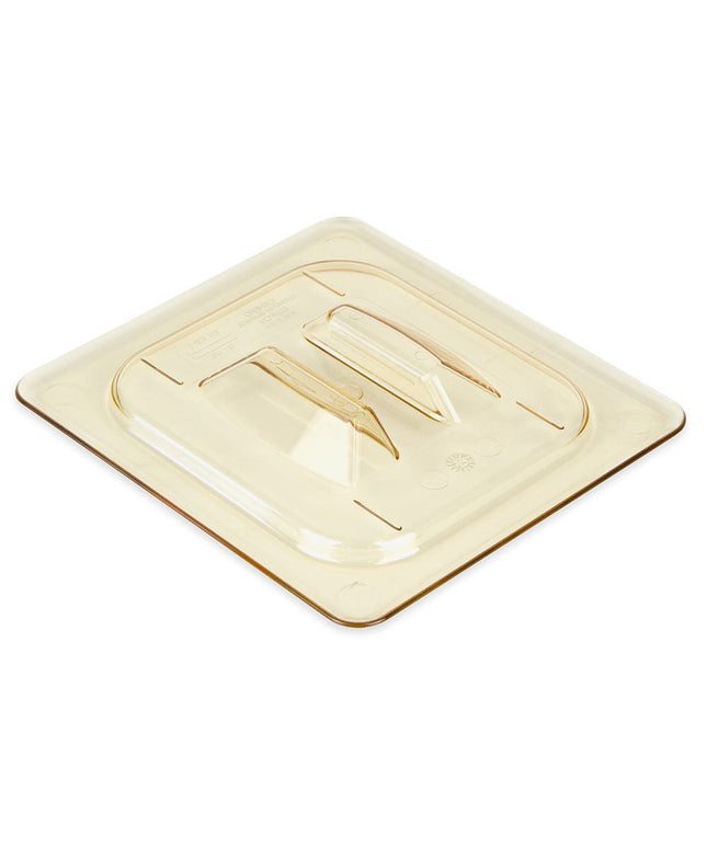 Nắp Khay Thực Phẩm Cambro 60HPCH150 H-Pan - Cỡ 1/6, Chống Dính, Phẳng Có Tay Cầm, Màu Hổ Phách