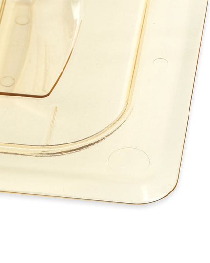 Nắp Khay Thực Phẩm Cambro 60HPCH150 H-Pan - Cỡ 1/6, Chống Dính, Phẳng Có Tay Cầm, Màu Hổ Phách