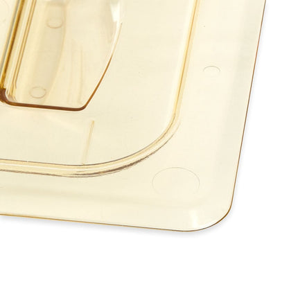 Nắp Khay Thực Phẩm Cambro 60HPCH150 H-Pan - Cỡ 1/6, Chống Dính, Phẳng Có Tay Cầm, Màu Hổ Phách