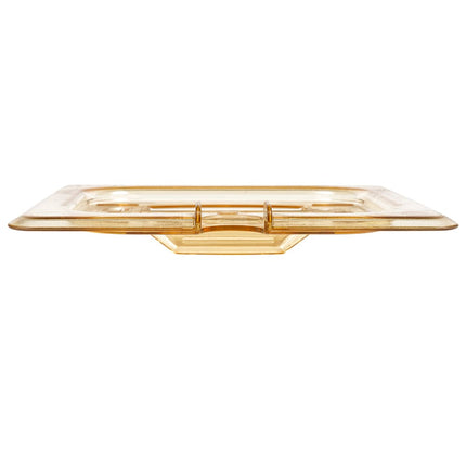 Cambro 60HPCHN150 Nắp Khay Thực Phẩm H-Pan - Cỡ 1/6, Chống Dính, Có Rãnh Tay Cầm, Màu Hổ Phách