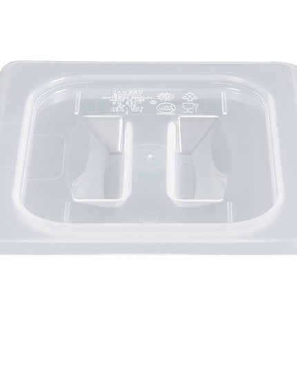 Cambro 60PPCH190 Nắp Khay Thực Phẩm - Cỡ 1/6, Tay Cầm, Trong Mờ