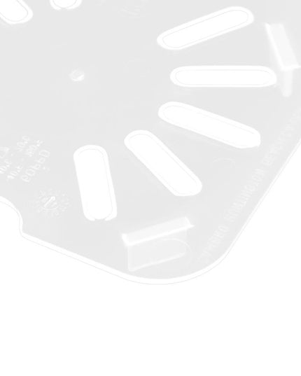 Cambro 60PPD190 Khay Ráo Nước Thực Phẩm - Cỡ 1/6, Trong Mờ