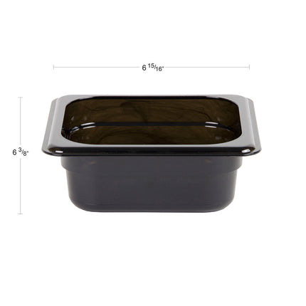 Khay Đựng Thực Phẩm Cambro 62HP110 Cỡ 1/6 Sâu 6.4 cm Chịu Nhiệt Cao - Chống Dính
