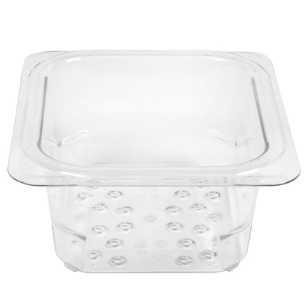 Rổ Lọc Camwear Cambro 63CLRCW135 - Kích Thước 1/6, Sâu 7.6 cm, Trong Suốt
