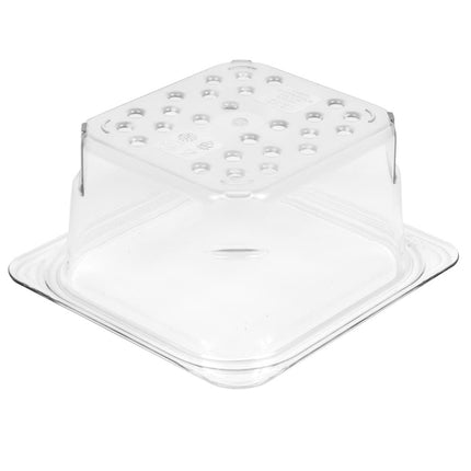 Rổ Lọc Camwear Cambro 63CLRCW135 - Kích Thước 1/6, Sâu 7.6 cm, Trong Suốt