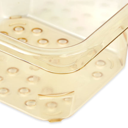 Cambro 63CLRHP150 Rổ Lọc H-Pan - Kích Thước 1/6, Sâu 7.6 cm, Màu Hổ Phách