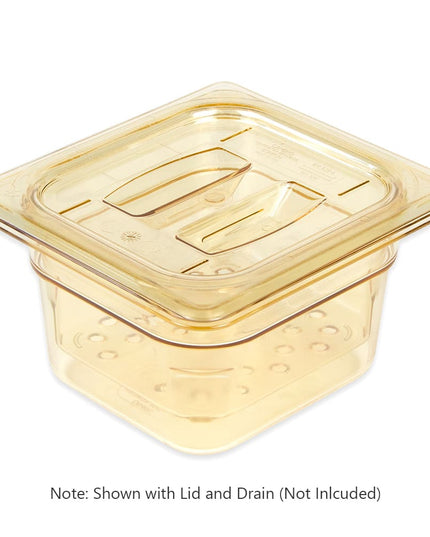 Khay Đựng Thực Phẩm Cambro 64HP150 Size 1/6 Chịu Nhiệt Cao Chống Dính Sâu 10.2 cm