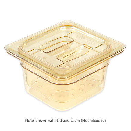 Khay Đựng Thực Phẩm Cambro 64HP150 Size 1/6 Chịu Nhiệt Cao Chống Dính Sâu 10.2 cm