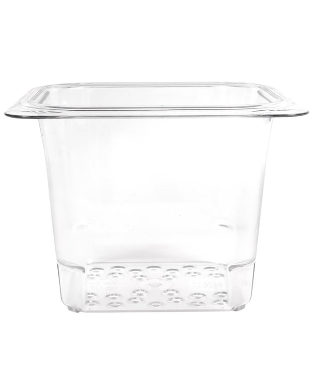 Cambro 65CLRCW135 Camwear Rổ Lọc - Cỡ 1/6, 12.7 cm Sâu, Trong Suốt