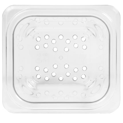 Cambro 65CLRCW135 Camwear Rổ Lọc - Cỡ 1/6, 12.7 cm Sâu, Trong Suốt