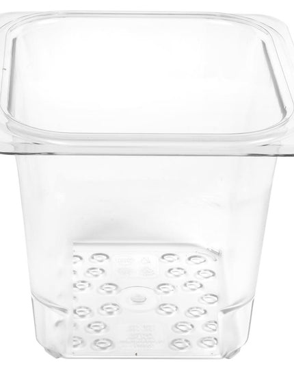 Cambro 65CLRCW135 Camwear Rổ Lọc - Cỡ 1/6, 12.7 cm Sâu, Trong Suốt
