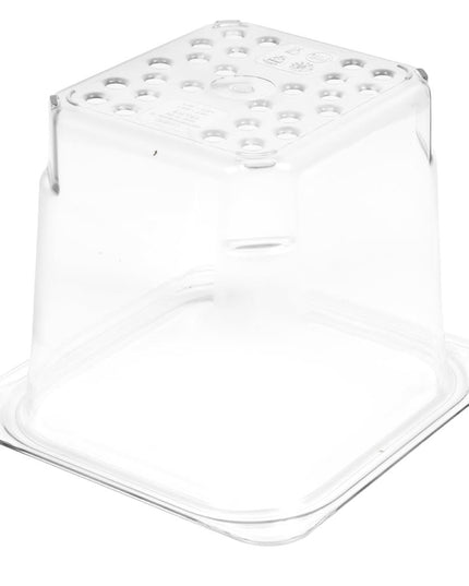 Cambro 65CLRCW135 Camwear Rổ Lọc - Cỡ 1/6, 12.7 cm Sâu, Trong Suốt