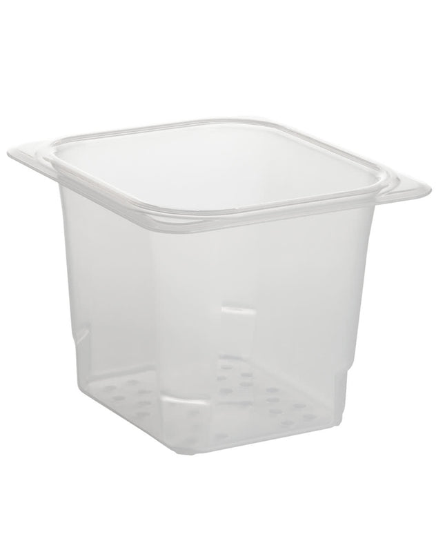 Cambro 65CLRPP190 Rổ Lọc Khay Thực Phẩm - Cỡ 1/6, Sâu 12.7 cm, Trong Mờ