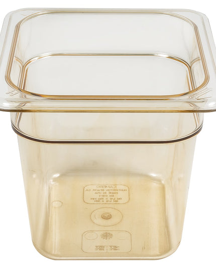 Khay Đựng Thực Phẩm Chịu Nhiệt Cambro 66HP150 Kích Thước 1/6 Sâu 15.2 cm - Chống Dính