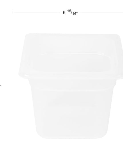 Khay Đựng Thực Phẩm Cambro 66PP190 Kích Thước 1/6 Sâu 15.2 cm