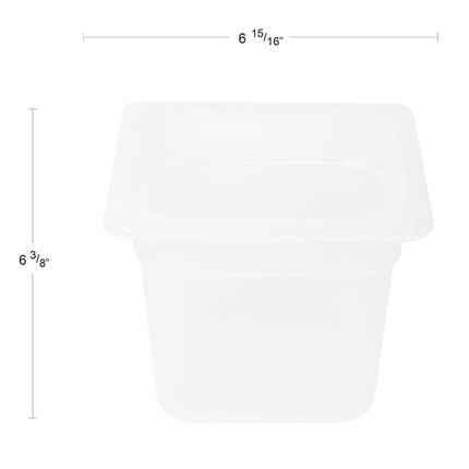 Khay Đựng Thực Phẩm Cambro 66PP190 Kích Thước 1/6 Sâu 15.2 cm
