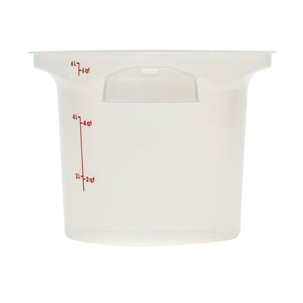 Hộp Đựng Thực Phẩm Tròn CamRound® FreshPro Cambro 6RFSPROPP190 5.7 lít - Polypropylene, Trong Mờ