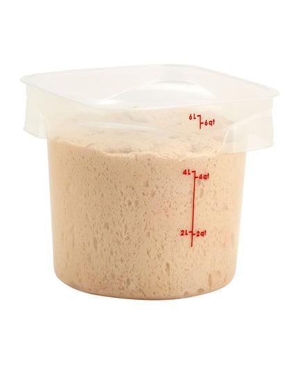 Hộp Đựng Thực Phẩm Tròn CamRound® FreshPro Cambro 6RFSPROPP190 5.7 lít - Polypropylene, Trong Mờ