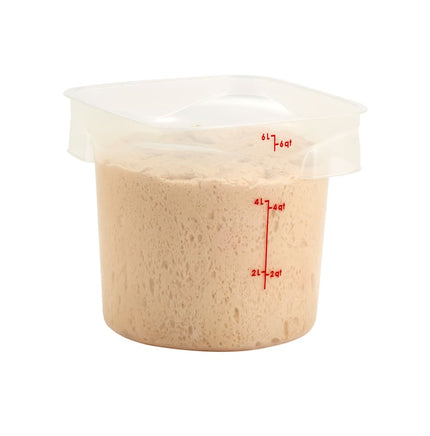Hộp Đựng Thực Phẩm Tròn CamRound® FreshPro Cambro 6RFSPROPP190 5.7 lít - Polypropylene, Trong Mờ