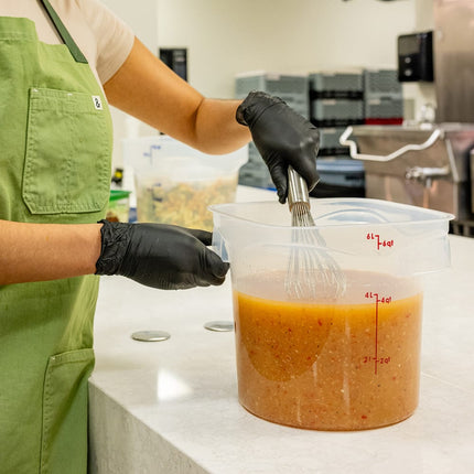 Hộp Đựng Thực Phẩm Tròn CamRound® FreshPro Cambro 6RFSPROPP190 5.7 lít - Polypropylene, Trong Mờ