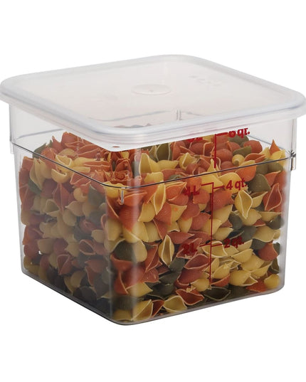 Cambro 6SFSCW135 Hộp Đựng Thực Phẩm Vuông 5.7 lít - CamSquare®, Polycarbonate, Trong Suốt