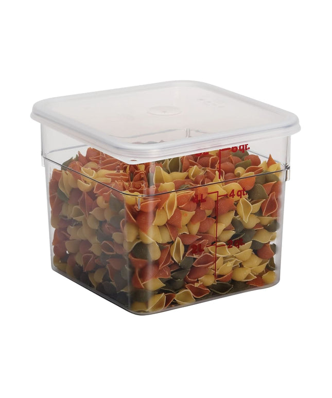 Cambro 6SFSCW135 Hộp Đựng Thực Phẩm Vuông 5.7 lít - CamSquare®, Polycarbonate, Trong Suốt