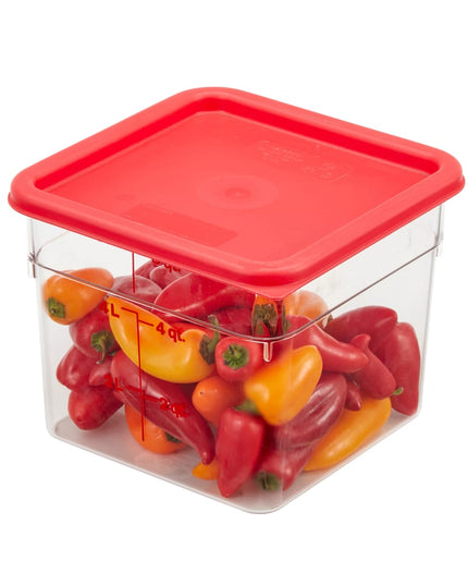 Cambro 6SFSCW135 Hộp Đựng Thực Phẩm Vuông 5.7 lít - CamSquare®, Polycarbonate, Trong Suốt