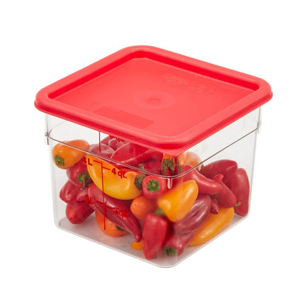 Cambro 6SFSCW135 Hộp Đựng Thực Phẩm Vuông 5.7 lít - CamSquare®, Polycarbonate, Trong Suốt
