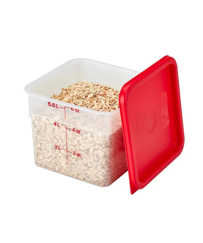 Hộp Đựng Thực Phẩm Vuông Cambro 6SFSPP190 5.7 lít - CamSquare®, Trong Mờ