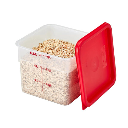 Hộp Đựng Thực Phẩm Vuông Cambro 6SFSPP190 5.7 lít - CamSquare®, Trong Mờ