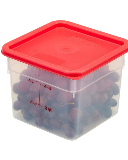 Hộp Đựng Thực Phẩm Vuông Cambro 6SFSPP190 5.7 lít - CamSquare®, Trong Mờ