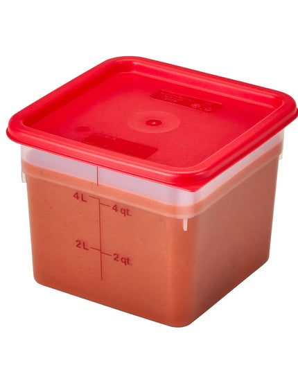 Hộp Đựng Thực Phẩm Vuông Cambro 6SFSPP190 5.7 lít - CamSquare®, Trong Mờ