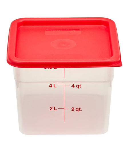 Hộp Đựng Thực Phẩm Vuông Cambro 6SFSPP190 5.7 lít - CamSquare®, Trong Mờ