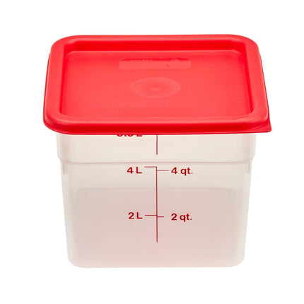 Hộp Đựng Thực Phẩm Vuông Cambro 6SFSPP190 5.7 lít - CamSquare®, Trong Mờ