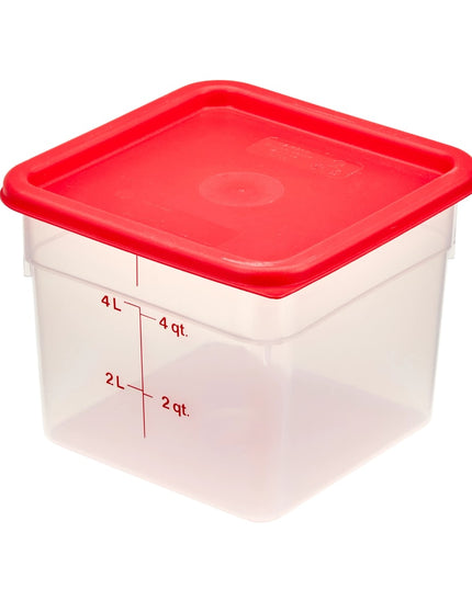 Hộp Đựng Thực Phẩm Vuông Cambro 6SFSPP190 5.7 lít - CamSquare®, Trong Mờ