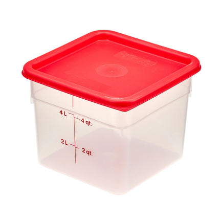 Hộp Đựng Thực Phẩm Vuông Cambro 6SFSPP190 5.7 lít - CamSquare®, Trong Mờ