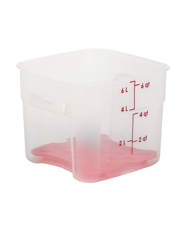 Hộp Đựng Thực Phẩm Vuông FreshPro Cambro 6SFSPROPP190 5.7 lít - CamSquare®, Polypropylene, Trong Mờ