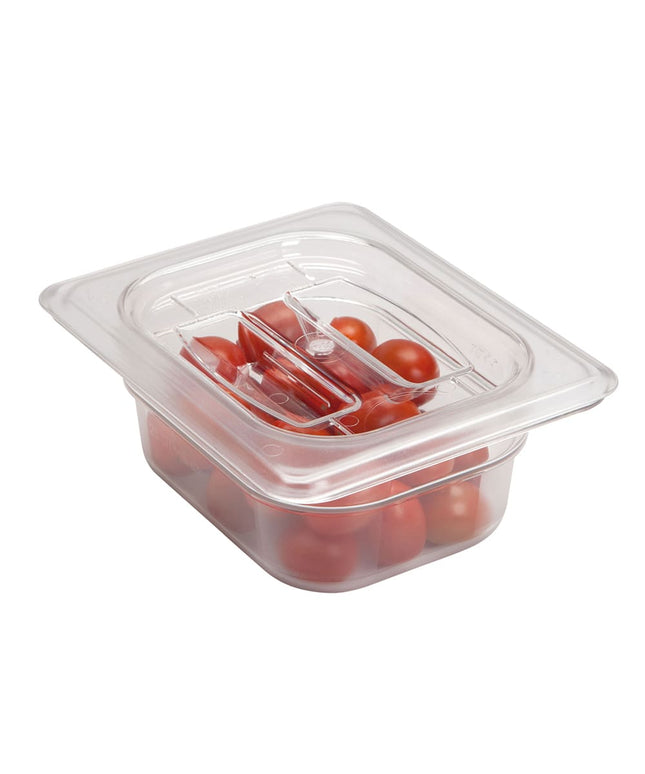 Cambro 80CWCH135 Camwear® Nắp Khay Thực Phẩm Cỡ 1/8 Có Tay Cầm - Polycarbonate, Trong Suốt