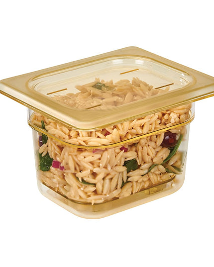 Cambro 80HPC150 Nắp Khay Đựng Thực Phẩm H-Pan™ Cỡ 1/8 Màu Hổ Phách
