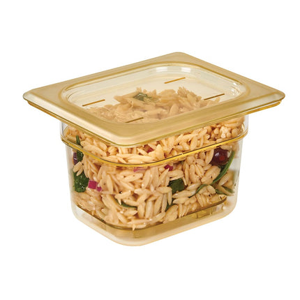 Cambro 80HPC150 Nắp Khay Đựng Thực Phẩm H-Pan™ Cỡ 1/8 Màu Hổ Phách
