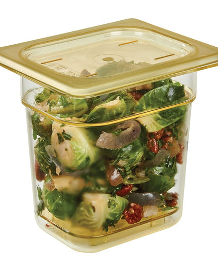 Cambro 80HPD150 Khay Thoát Nước H-Pan™ - Kích Thước 1/8, Màu Hổ Phách