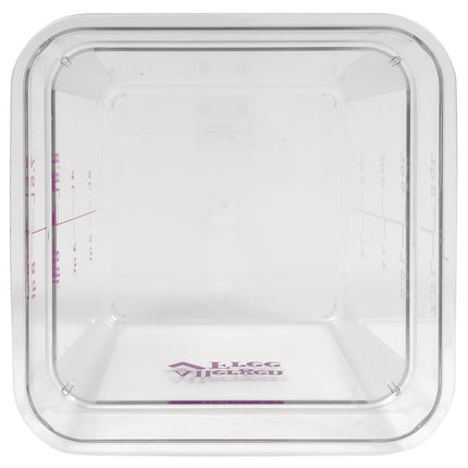 Hộp Đựng Thực Phẩm Vuông Cambro 8SFSCW441 7.6 lít - CamSquare®, Không Gây Dị Ứng, Polycarbonate, Trong Suốt