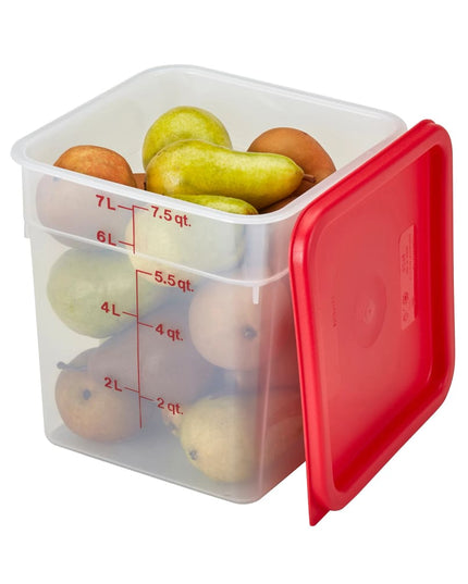 Hộp Đựng Thực Phẩm Vuông Cambro 8SFSPP190 7.6 lít - CamSquare®, Trong Mờ