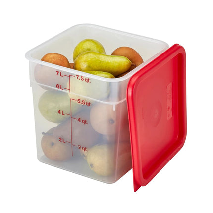 Hộp Đựng Thực Phẩm Vuông Cambro 8SFSPP190 7.6 lít - CamSquare®, Trong Mờ