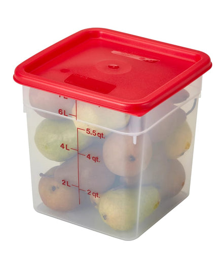 Hộp Đựng Thực Phẩm Vuông Cambro 8SFSPP190 7.6 lít - CamSquare®, Trong Mờ