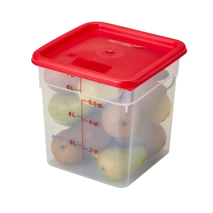 Hộp Đựng Thực Phẩm Vuông Cambro 8SFSPP190 7.6 lít - CamSquare®, Trong Mờ