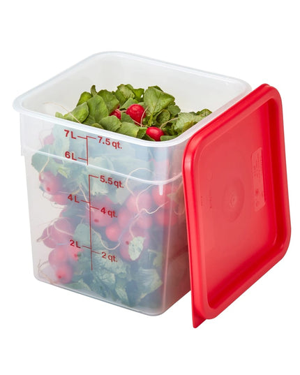 Hộp Đựng Thực Phẩm Vuông Cambro 8SFSPP190 7.6 lít - CamSquare®, Trong Mờ