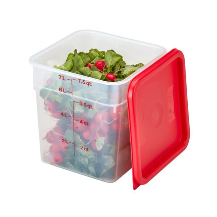 Hộp Đựng Thực Phẩm Vuông Cambro 8SFSPP190 7.6 lít - CamSquare®, Trong Mờ