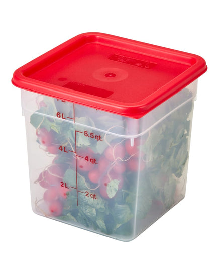 Hộp Đựng Thực Phẩm Vuông Cambro 8SFSPP190 7.6 lít - CamSquare®, Trong Mờ